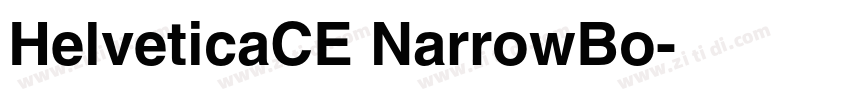 HelveticaCE NarrowBo字体转换